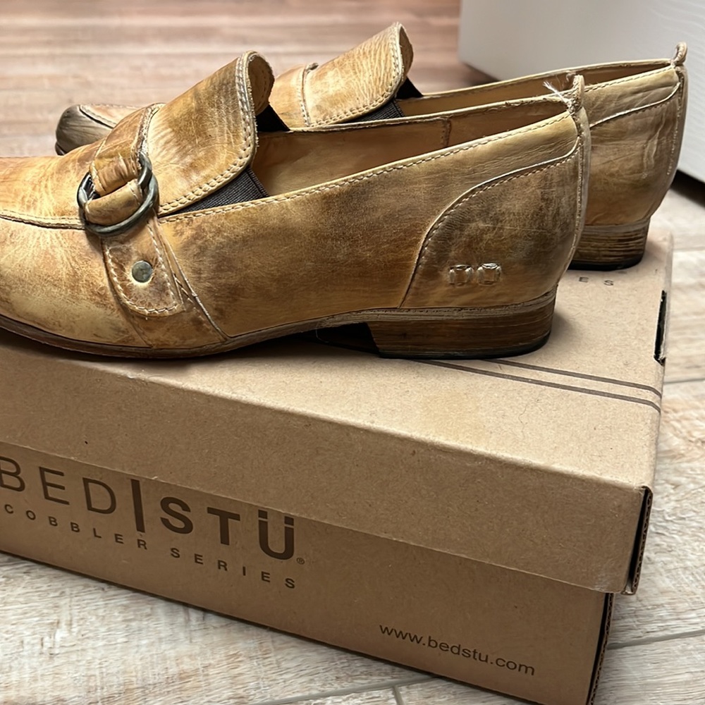 Bed Stu Tan Leather Loafers - Picture 2 of 4